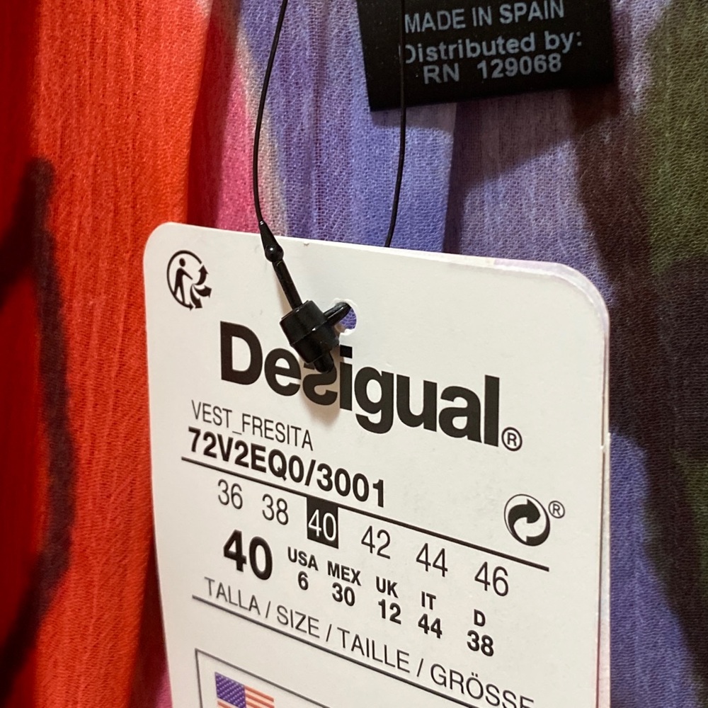 Desigual Vesta Fresita multicolored tank dress. - Picture 7 of 14